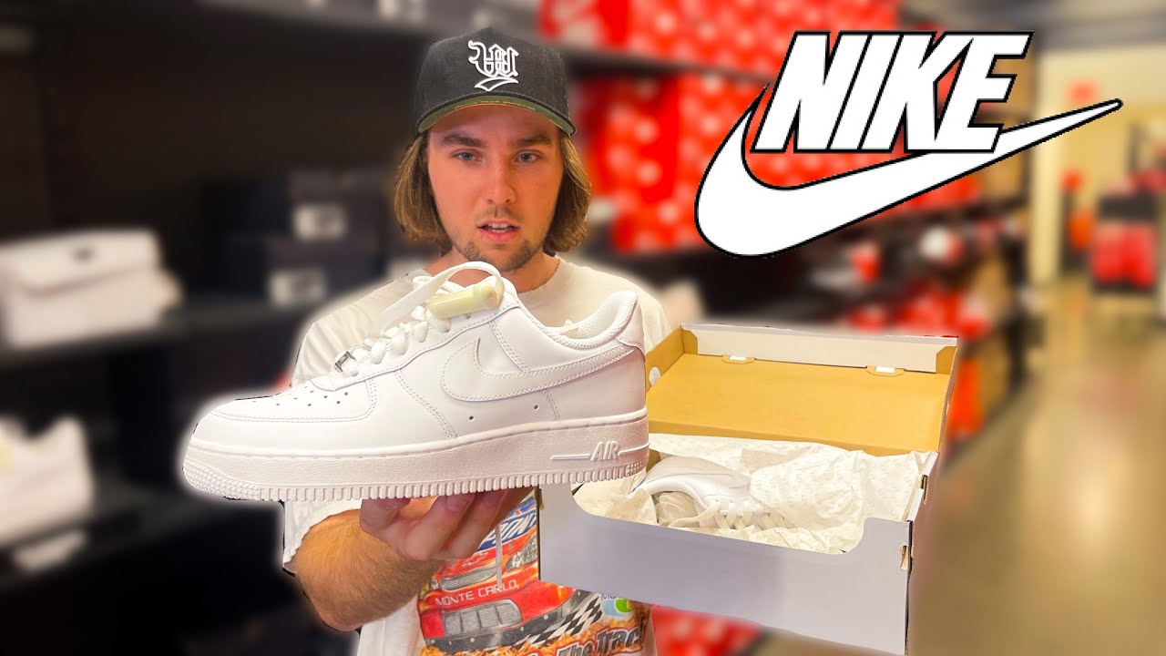 I found FAKE Air Force 1's at the Nike Store! *BEWARE*