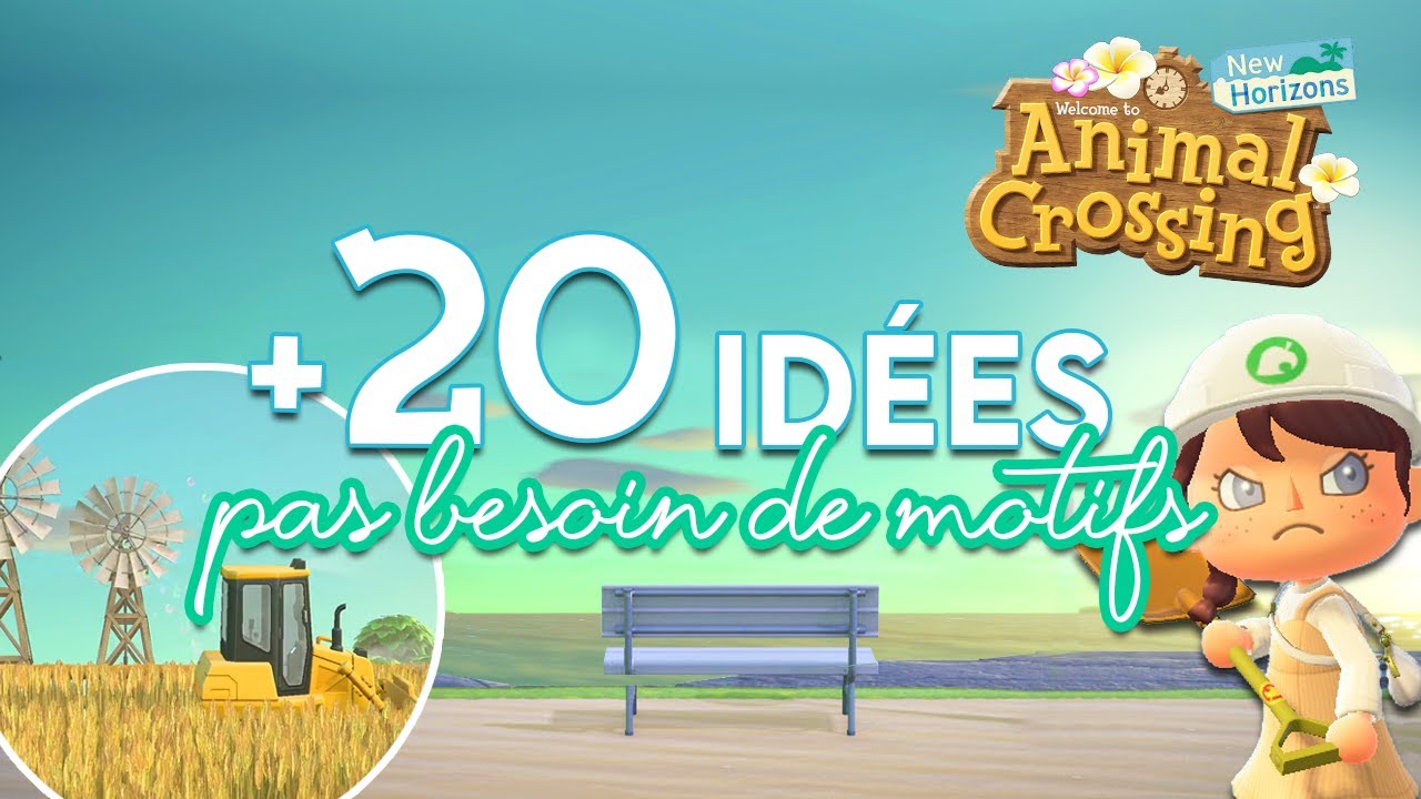 +20 IDÉES DÉCO SANS MOTIFS ET FACILES A REFAIRE 🍃 - ANIMAL CROSSING NEW HORIZONS