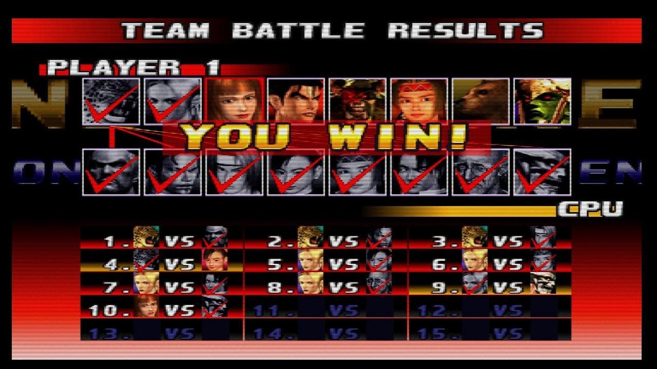 Team Battle Mode Part 109 - Tekken 3 PS 5 Gameplay