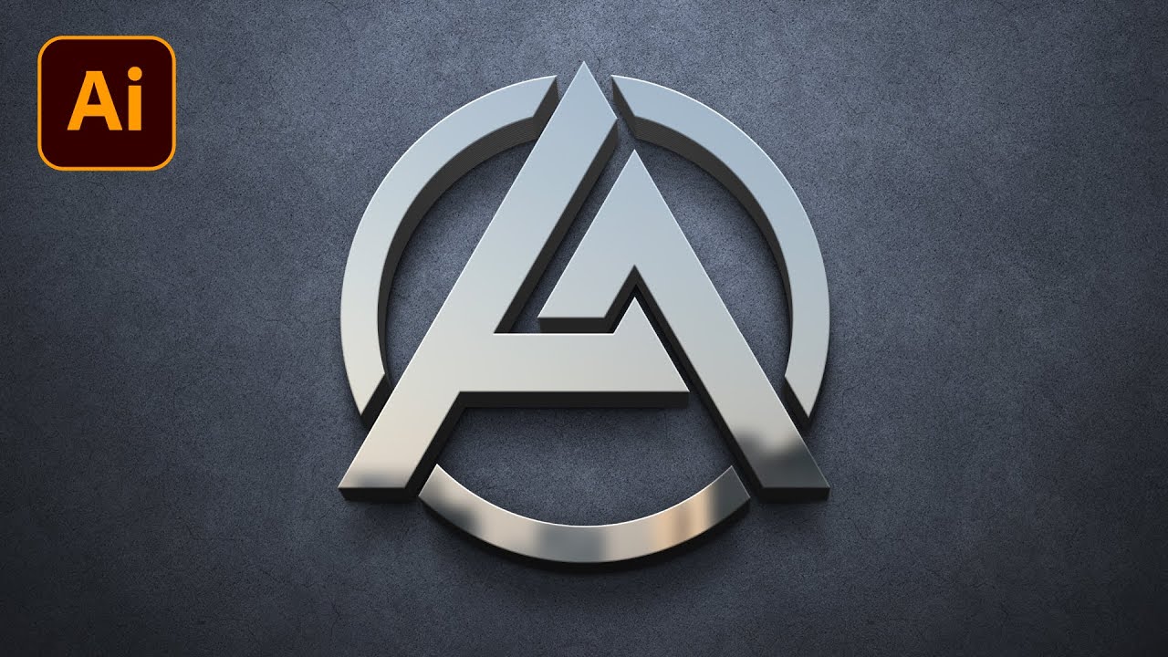 Letter A Logo Design Tutorial in Adobe illustrator