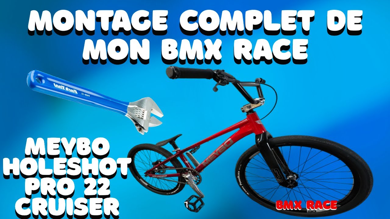 Montage complet de mon nouveau BMX RACE CRUISER MEYBO HOLESHOT PRO 22 #bmxrace #alltricks