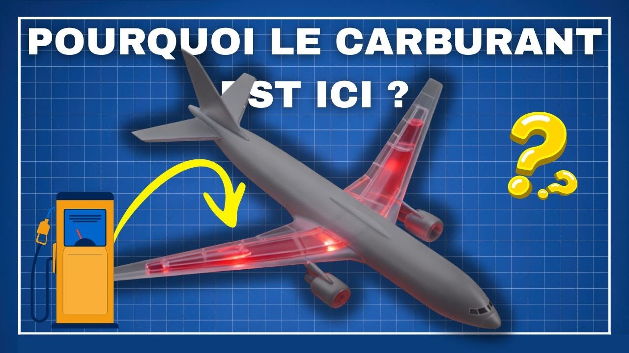 Pourquoi stocke-t-on le carburant dans les ailes des avions ?