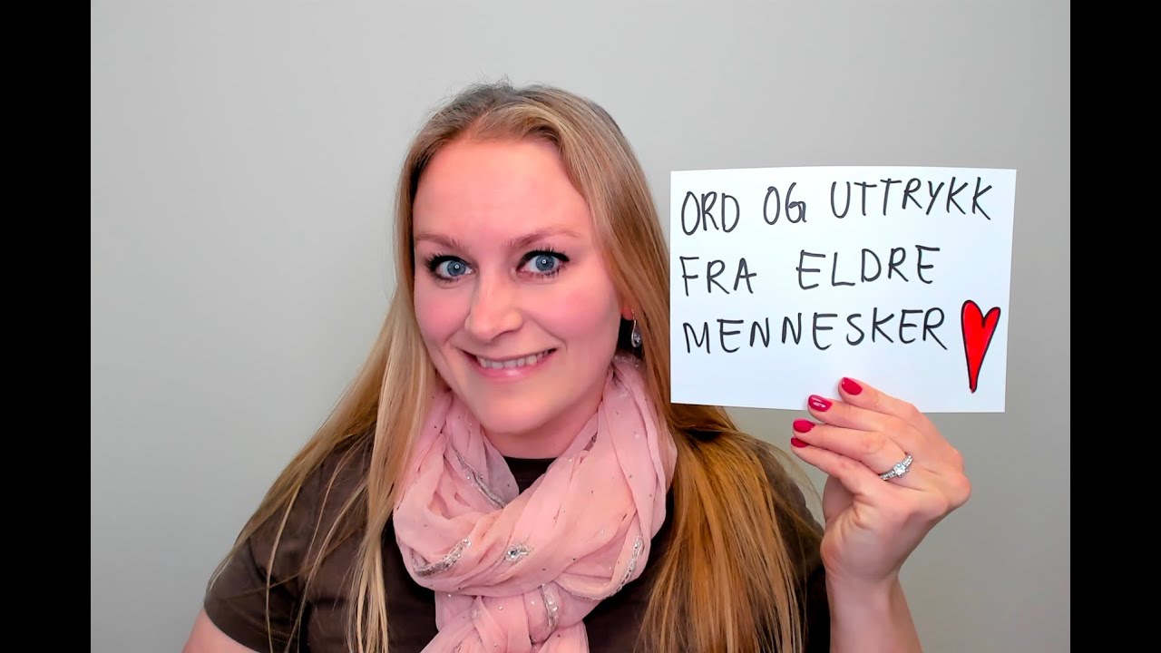 Video 817 Ord og uttrykk fra eldre mennesker