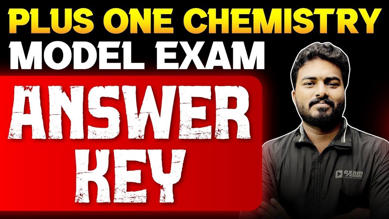 Plus one Chemistry | Model Exam Answer Key & Analysis | Exam Winner Plus One