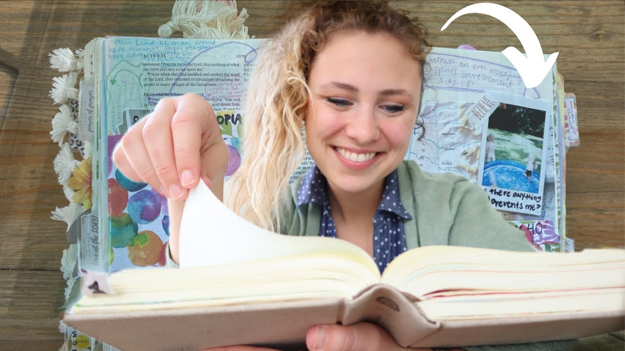 Bible Journaling Notes Flip Through: Creative Journaling Scrapbook Style