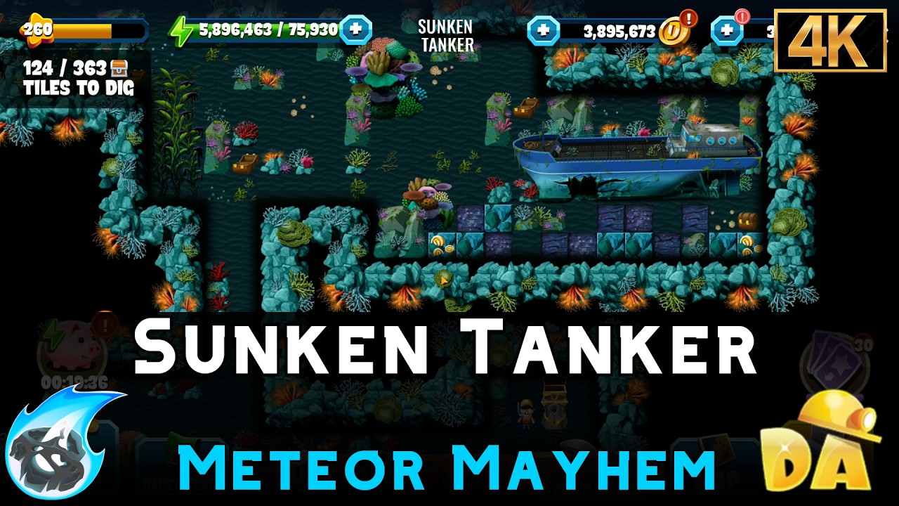 Sunken Tanker | Meteor Mayhem #7 | Diggy's Adventure