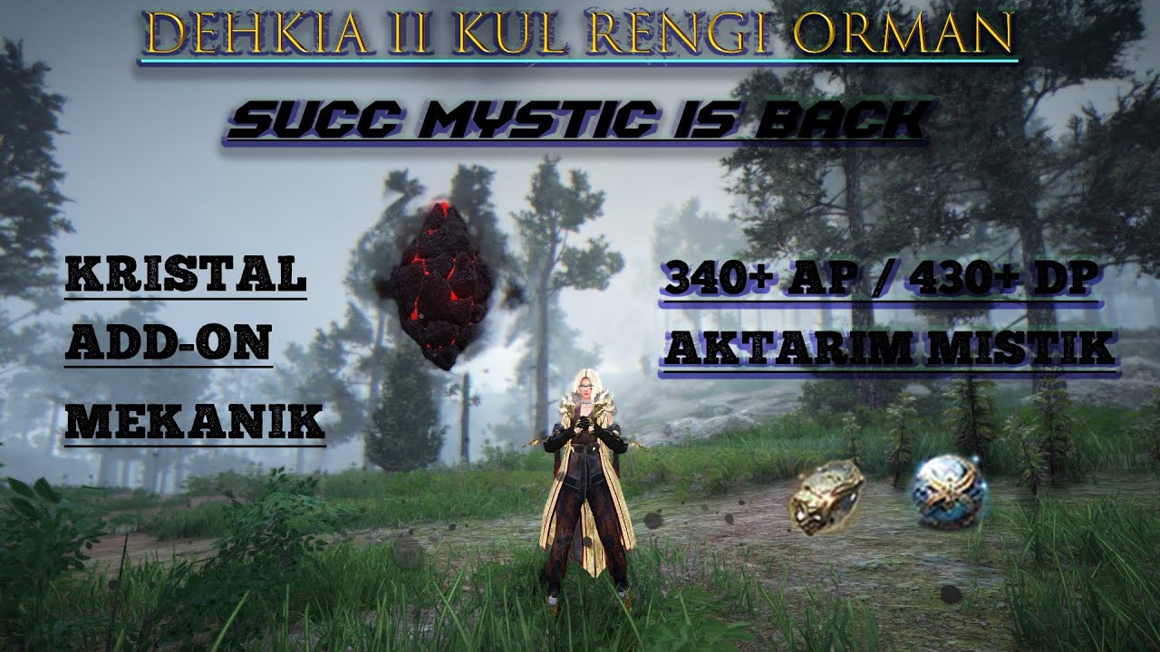 Black Desert Online(BDO) Dehkia II K&uuml;l Rengi Orman Grind, Aktarım Mistik Buff Sonrası