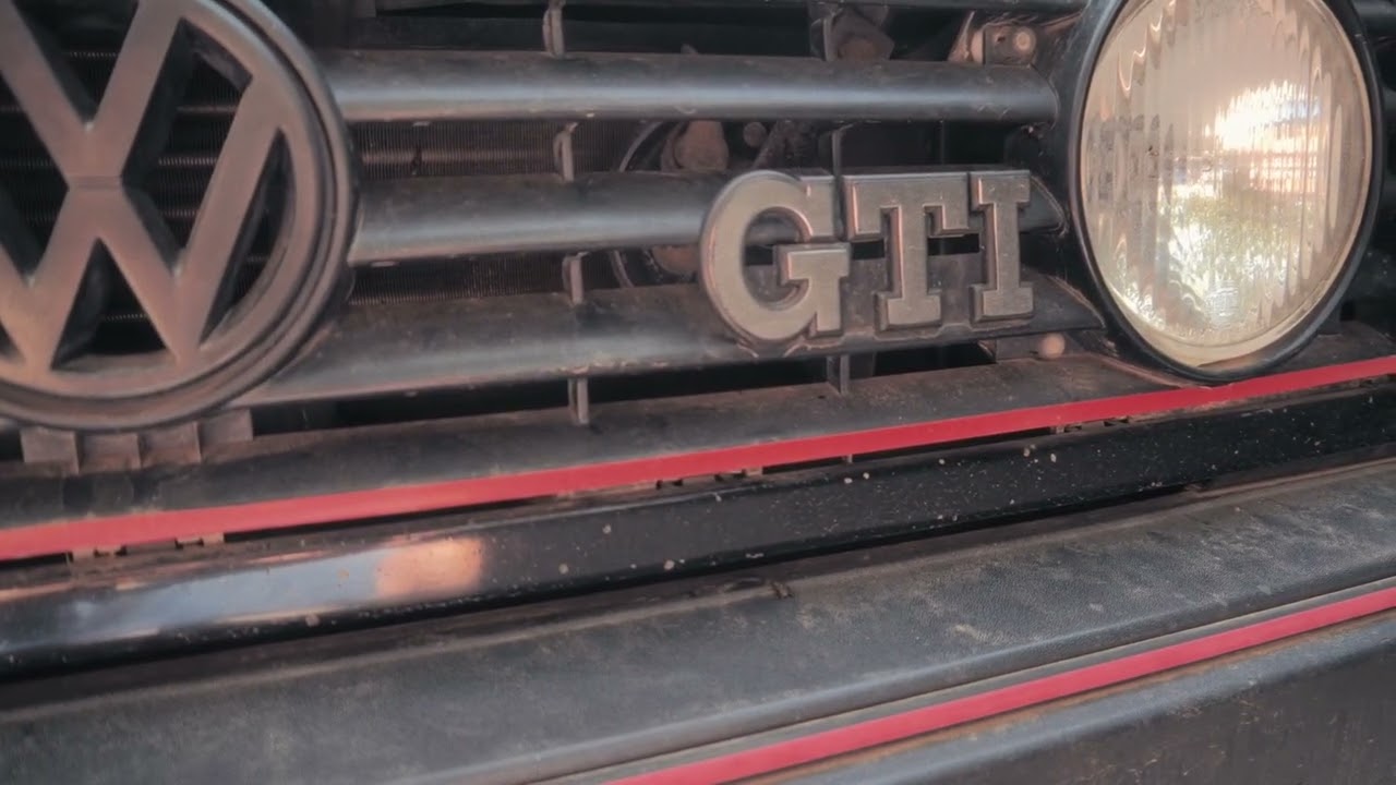 Golf 2 GTI. Автомобиль отца. Осмотр и мойка авто