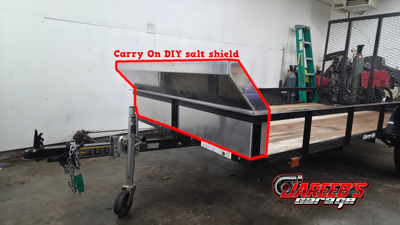5x10 Carry-On Trailer DIY Salt Shield Build