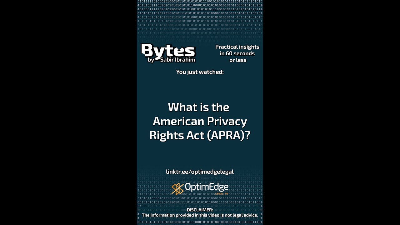 Bytes Episode 89 - What is the American Privacy Rights Act (APRA)?