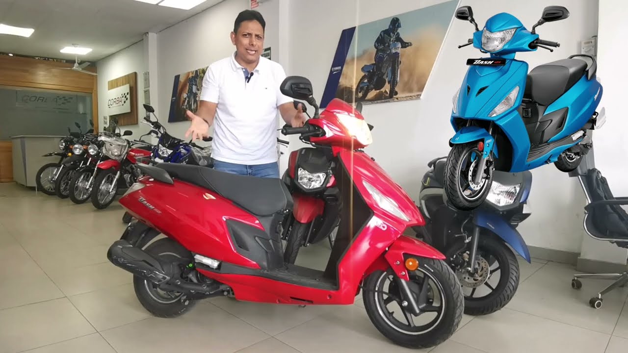PRESENTACIÓN DE MOTOCICLETA SCOOTER:HERO DASH 125...!!!!