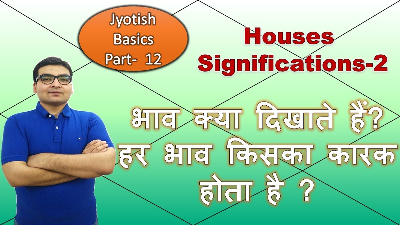 Astrology Basics- Part 12| हर भाव किसका कारक होता है ? Houses and Their Significations - 2 | Hindi