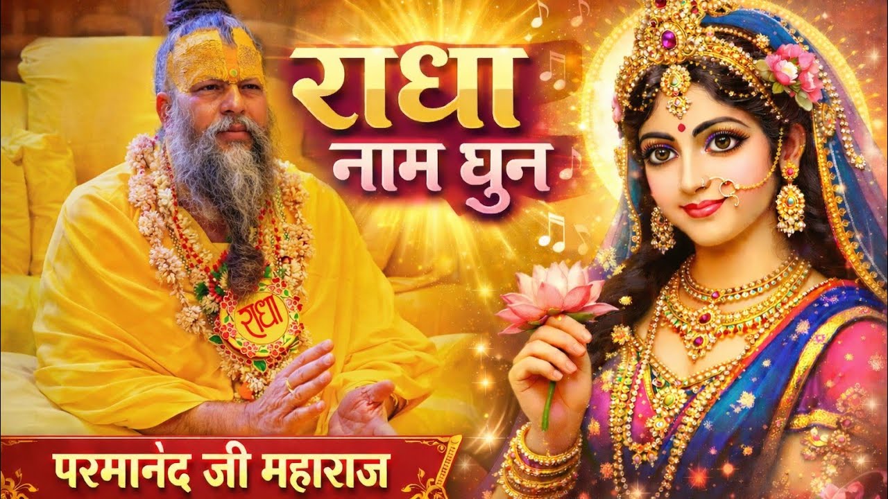 🌼 राधा नाम धुन 🌼 आँखें बंद करो और राधे में खो जाओ