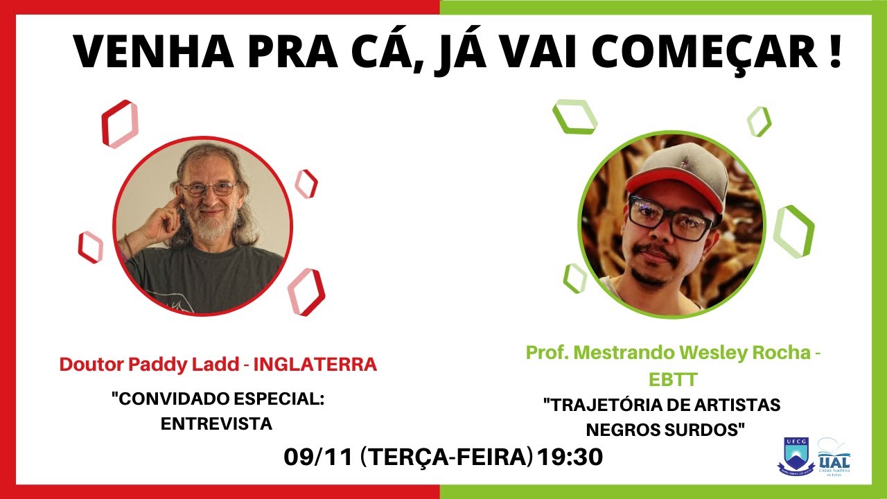 PADDY LADD E TRAJETÓRIA ARTISTAS NEGROS SURDOS