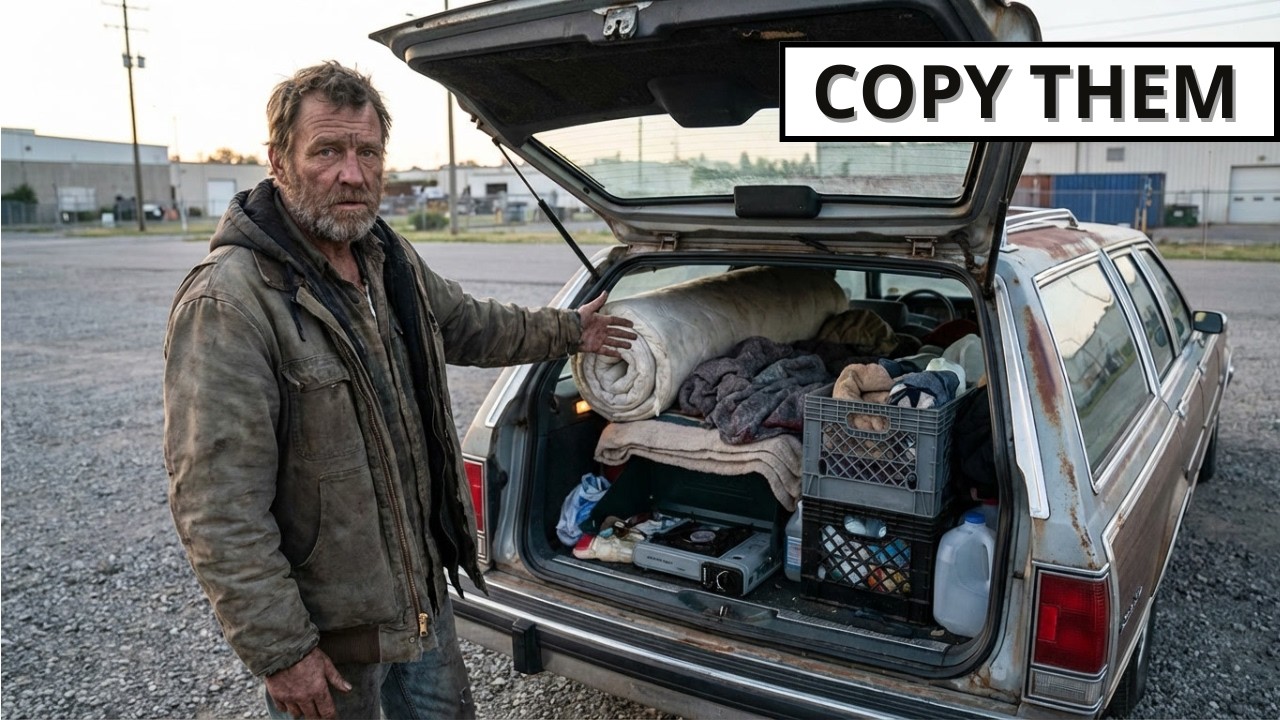 How Homeless People Turn a Small Car into a Livable Home