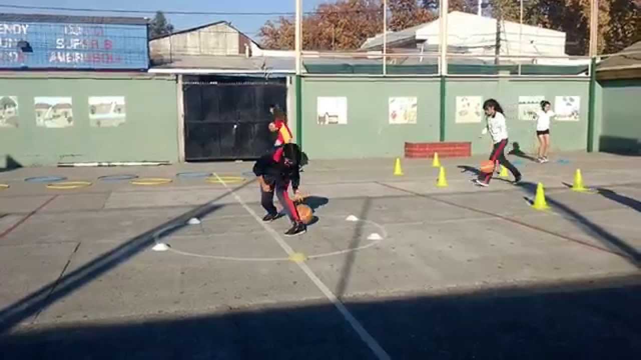 Educación Física Circuito Basquetbol 02