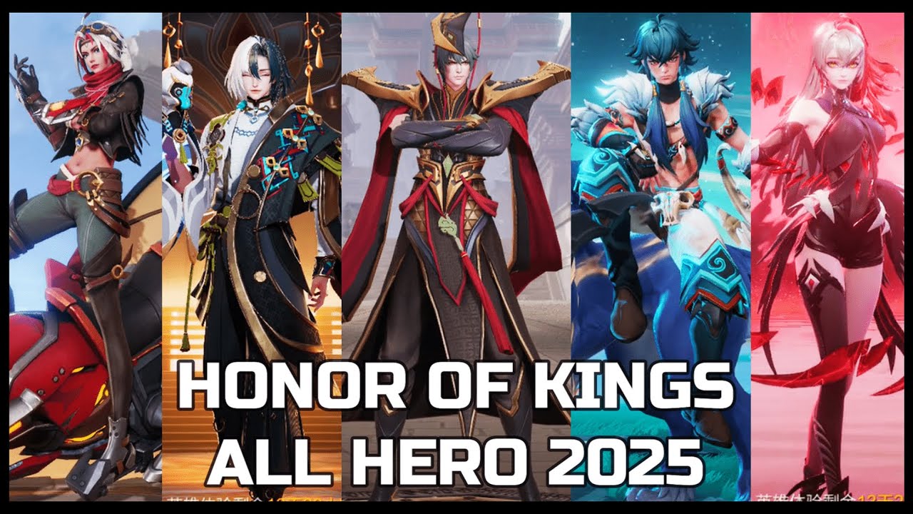 Honor Of Kings China All Hero 2025