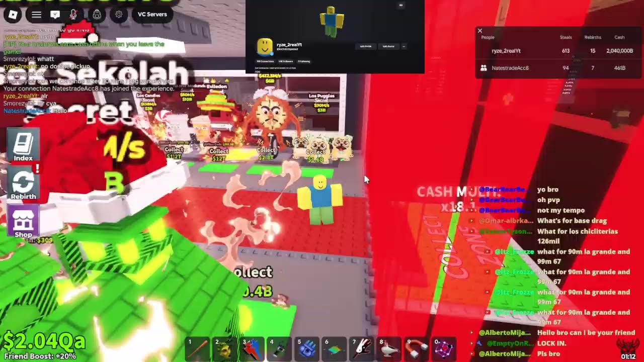 live sab pvping/trading