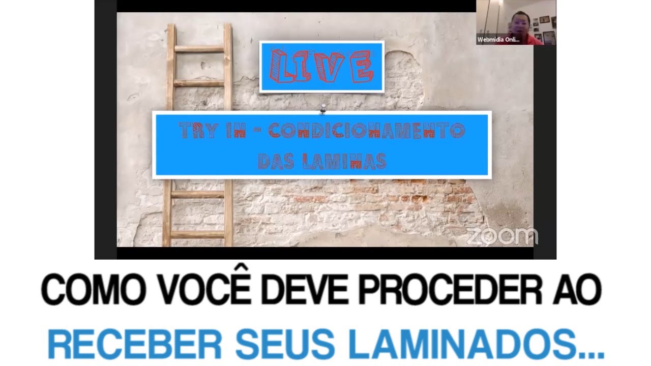 Como voc&ecirc; deve proceder ao receber seus laminados ...