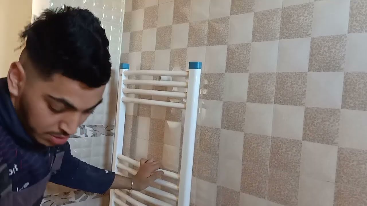 تركيب ساش لانج (radiateur seche serviette)