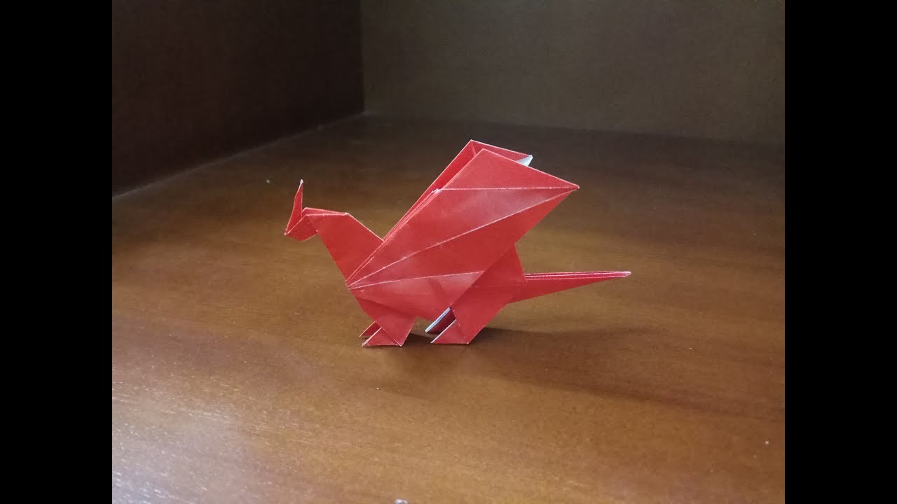 How To Make an Easy Origami Dragon - Origami Dragon Easy