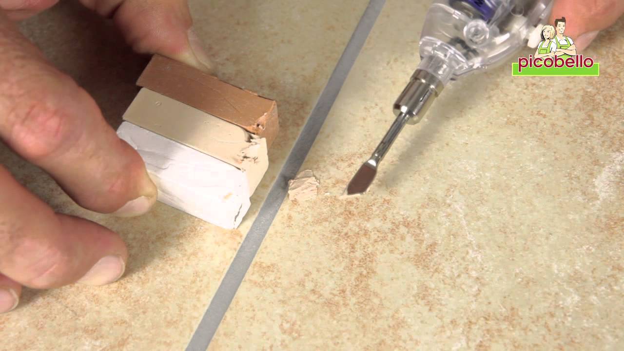 picobello // Reparatur-Set Premium - DIY reparieren Fliesen an Wand und Boden Chips Bohrloch