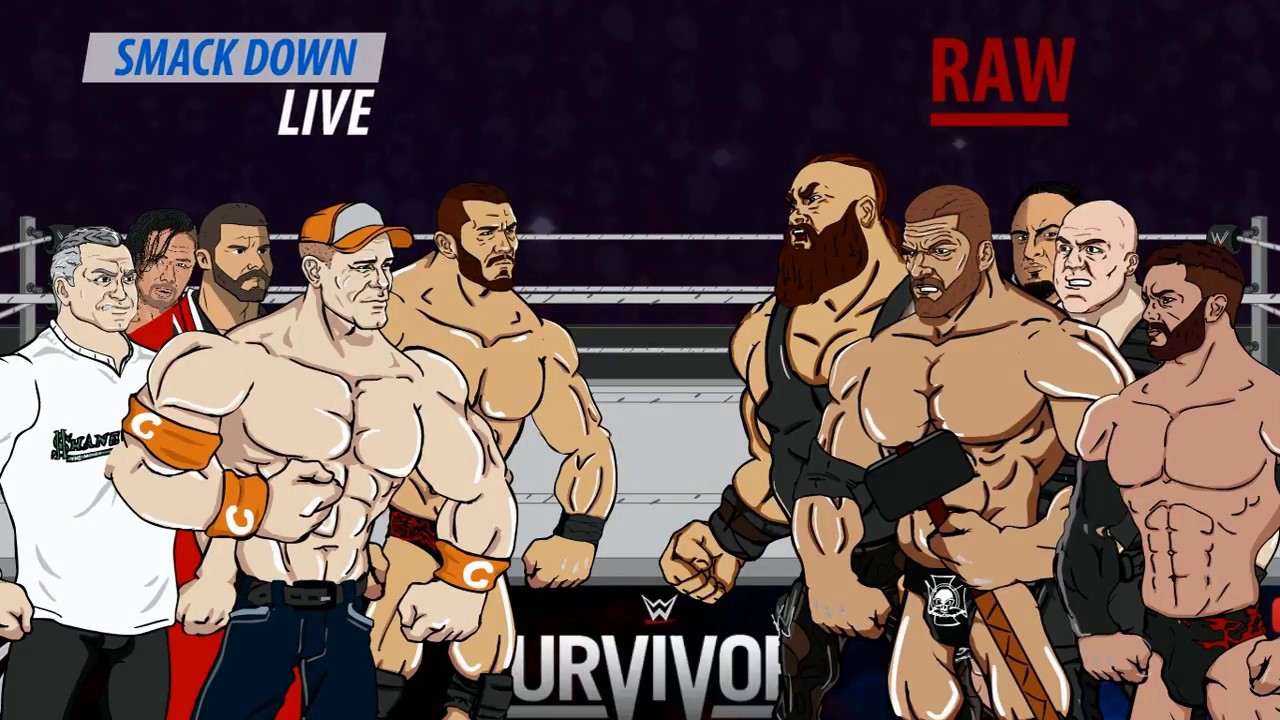 WWE RAW vs  SDLive Survivor Series 2017
