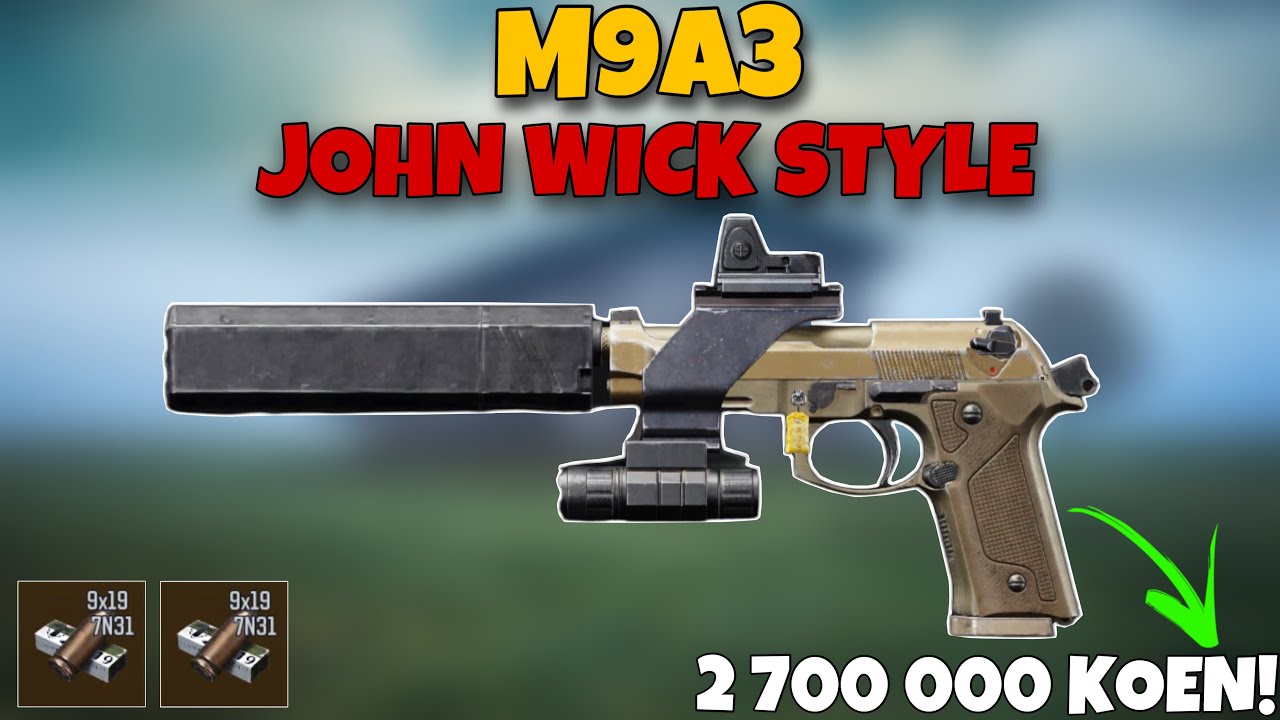 M9A3 JOHN WICK WITH T4 AMMO IN ARENA BREAKOUT