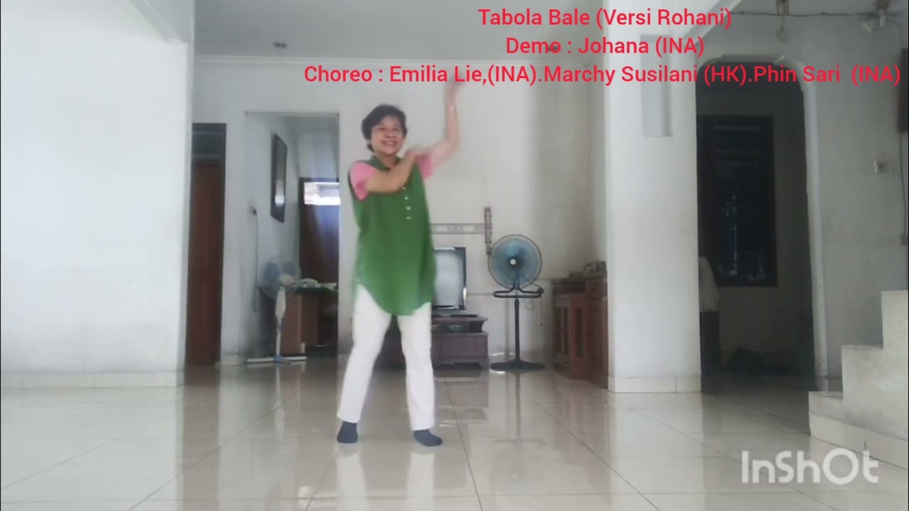 Tabola Bale (Versi Rohani)-L.Dance. Demo : Johana.Choreo: Emilia Lie. Marchy Susilani.Phin Sari(INA)