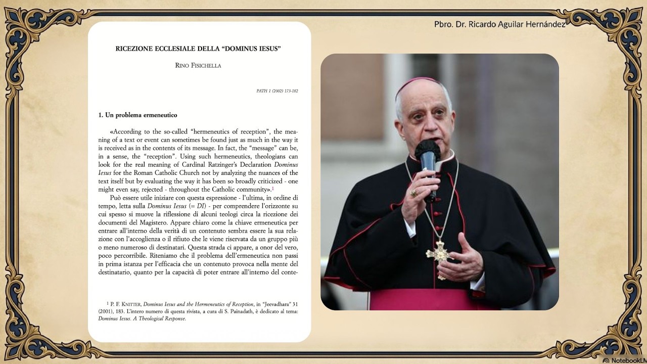 Rino Fisichella sobre la recepción eclesial de la Declaración Dominus Iesus