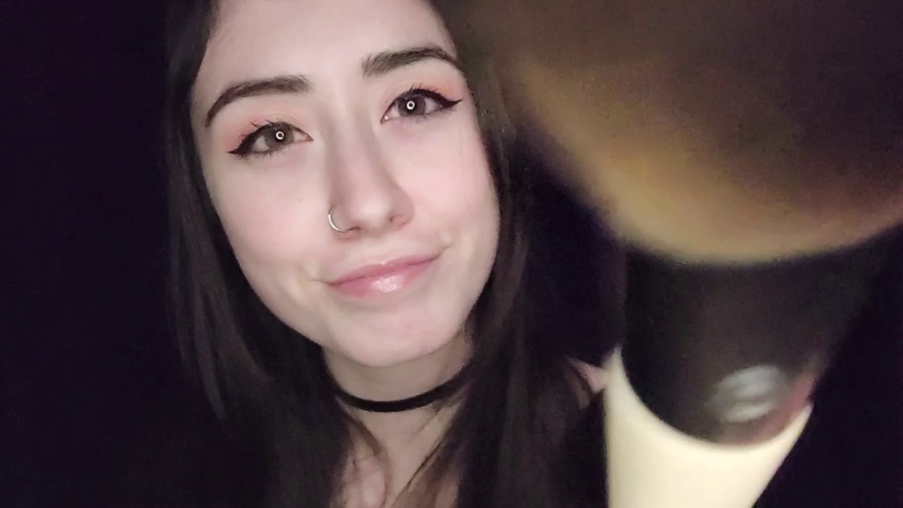 ASMR | Brushing and Massaging Your Face to Make You Sleepy 😴 [No Talking]