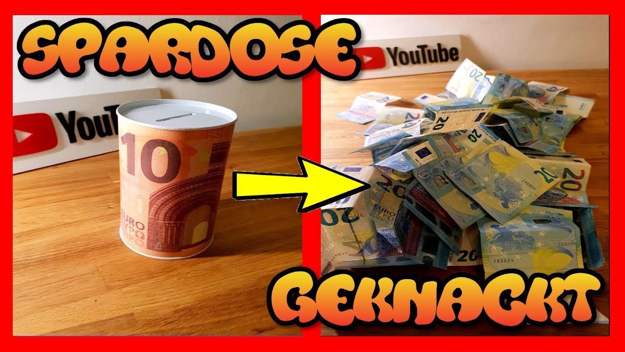 🐖💰💸 Spardose nach einem Jahr zur&uuml;cklegen geknackt (20&euro; Spar Methode) 🐖💰💸