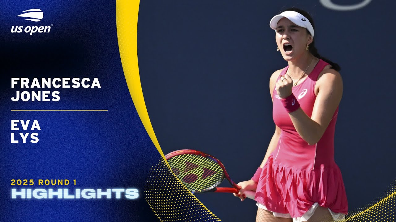Francesca Jones vs. Eva Lys Highlights | 2025 US Open Round 1