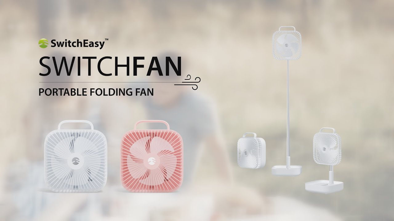 SwitchFan Portable Folding Fan | SwitchEasy |