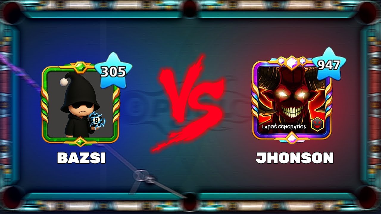 TODO A BANDAS contra un NIVEL 947 en 8 BALL POOL  // Bazsi8BP