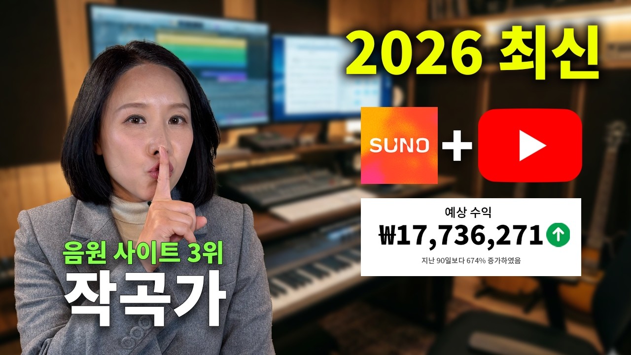 AI 음악으로 유튜브에서 월 2000? 현직 작곡가가 직접 해봤습니다. (제작 방법 모두 공개)