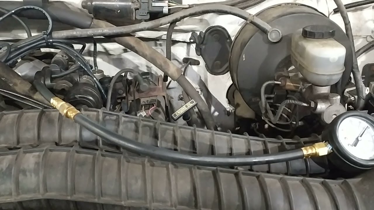 Проверка регулятора давления топлива Ford OBS 351/5.8