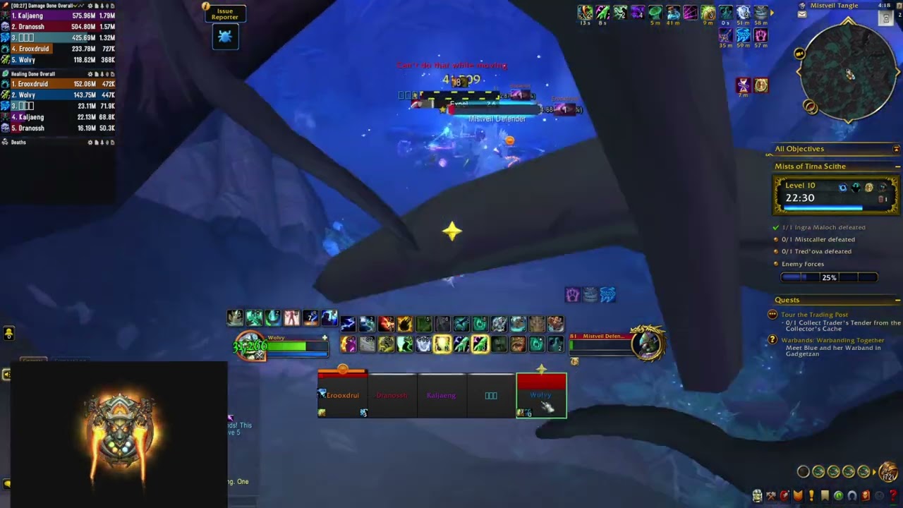 The War Within Beta: Mists of Tirna Scithe M+10 Totemic Resto Shaman