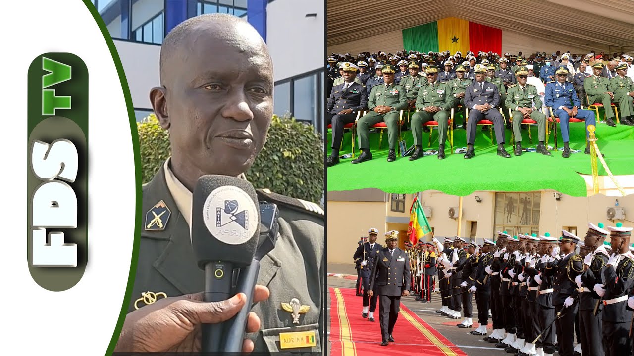 La réaction du Lt-Colonel Sylla décoré de la Médaille de la Marine nationale