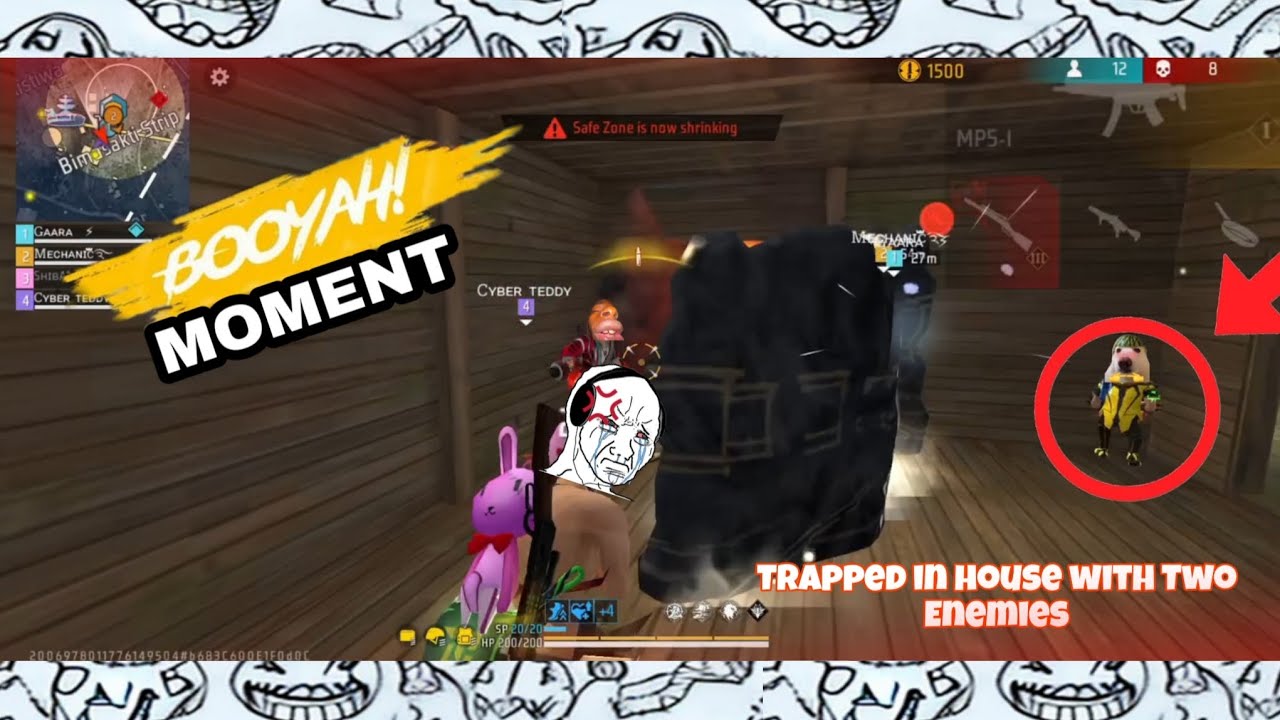 👻Fear Hit the Moment👀.I Entered house 🥲☠️....Full gameplay Br ranked|| 