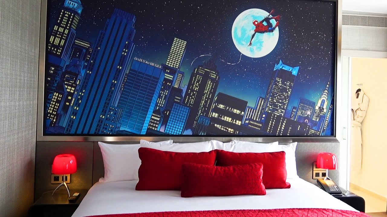 Spider-Man Suite Tour #8200 at Disney's Hotel New York - The Art of Marvel, Disneyland Paris