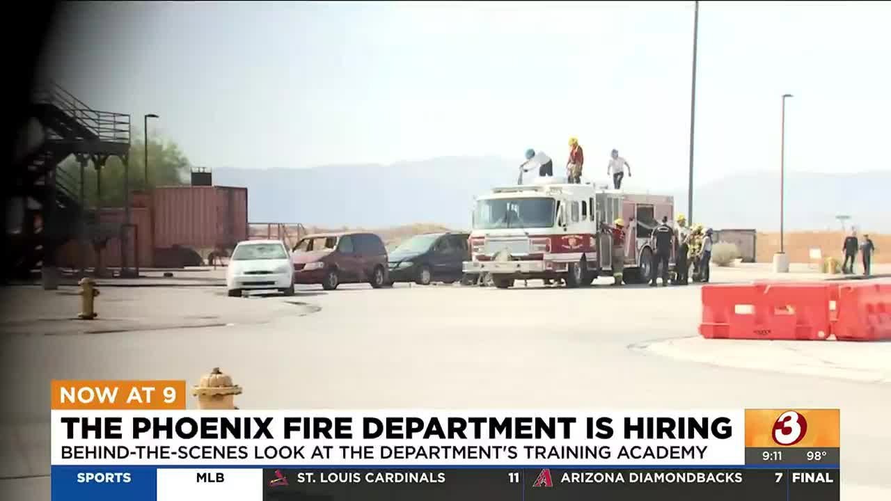 Phoenix Fire training academy preparing new firefighters