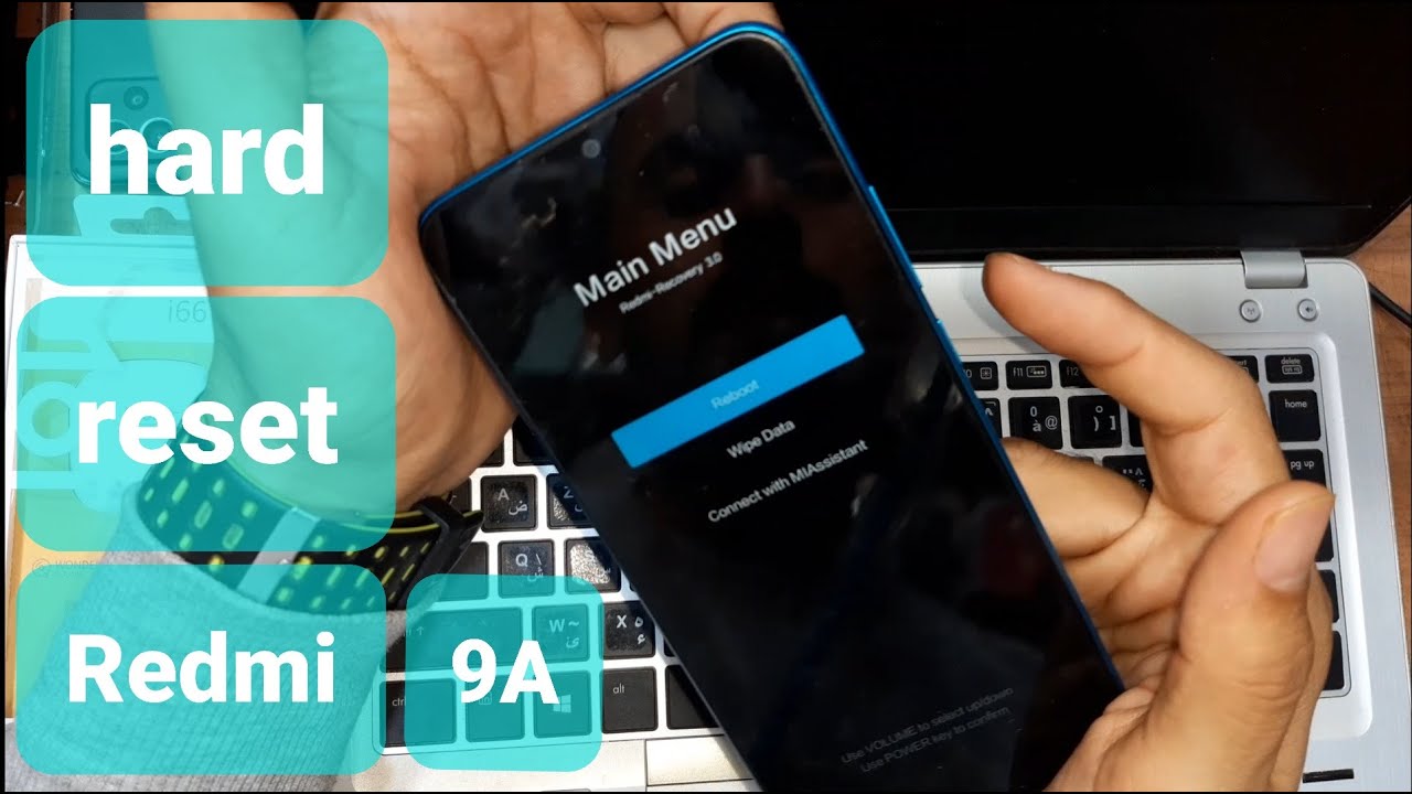 طريقة عمل فورمات هاتف ريدمي 9A ... Hard reset redmi 9A