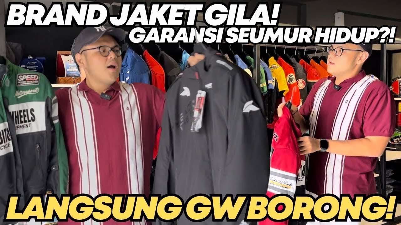 JAKET INI GARANSI SEUMUR HIDUP! GAK MASUK AKAL..! KE BANDUNG BUAT BORONG JAKET😂