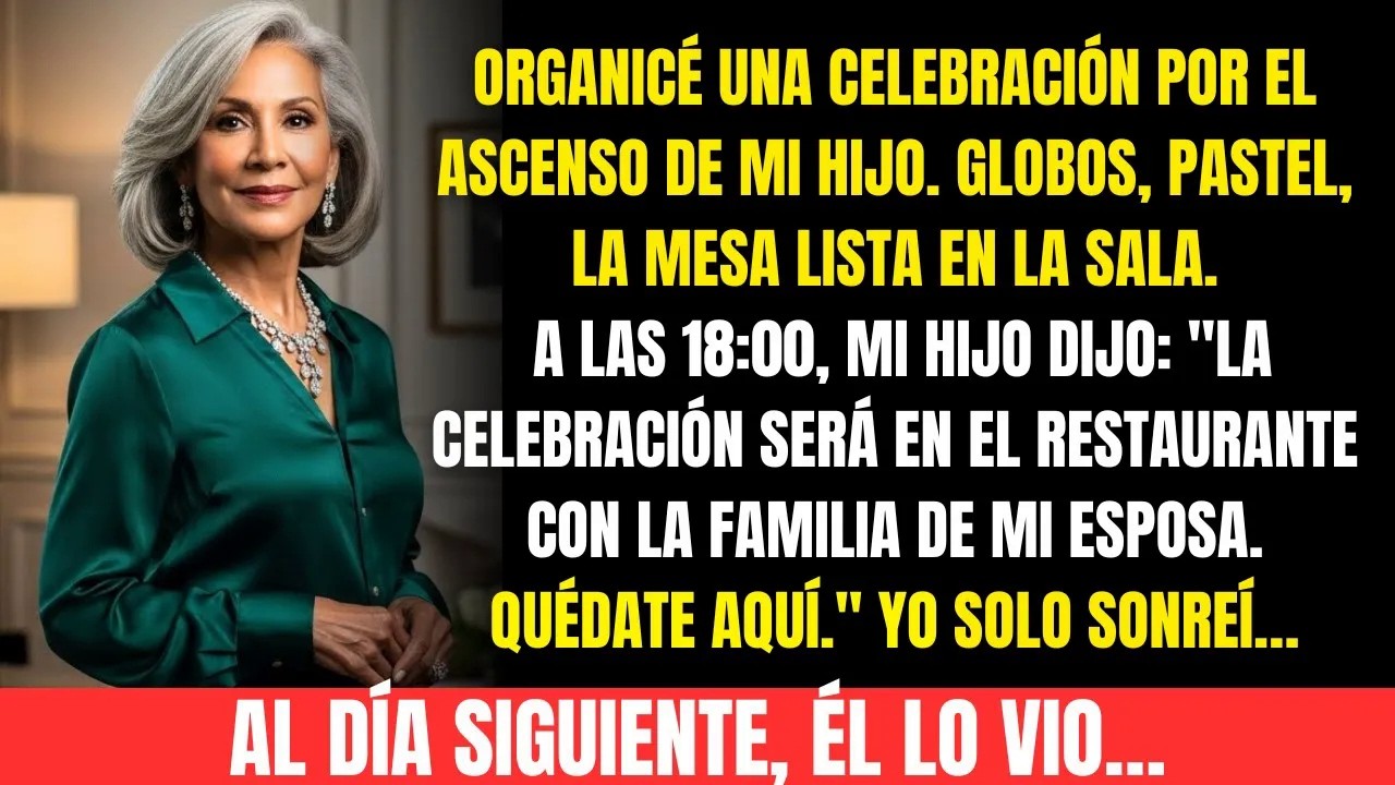 Mi hijo me dejò como estorbo “Quédate”  Se fue con sus suegros… y al día siguiente, lo vio todo