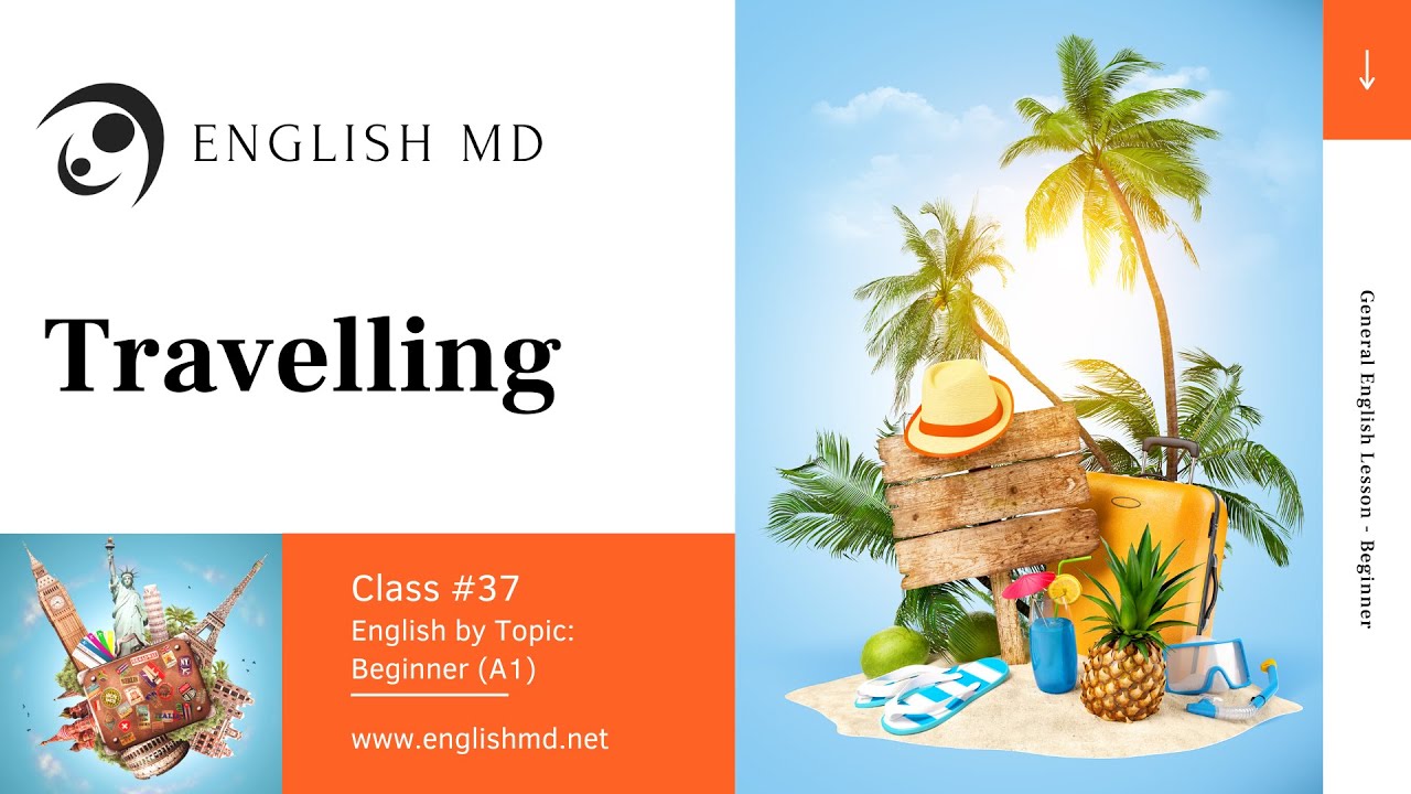 Travelling | Beginner English for ESL Adults & Teens (A1) | Review