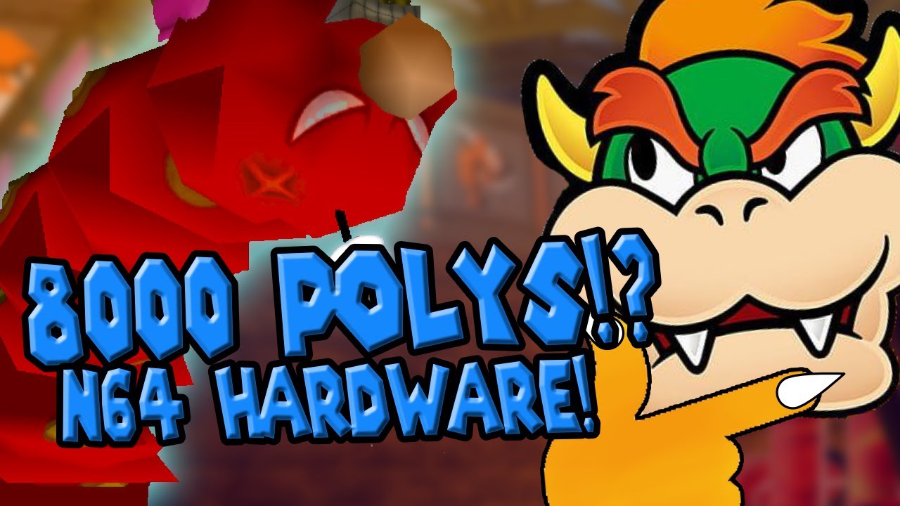 I made my N64 render over 8000 Polys (Koopa Karnival)