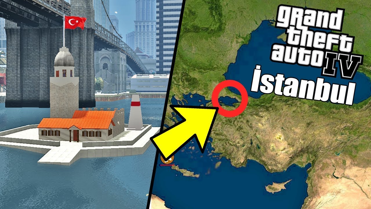 GTA 4'DE İSTANBUL'A GİTMEK! GTA 4 TÜRKİYE MOD