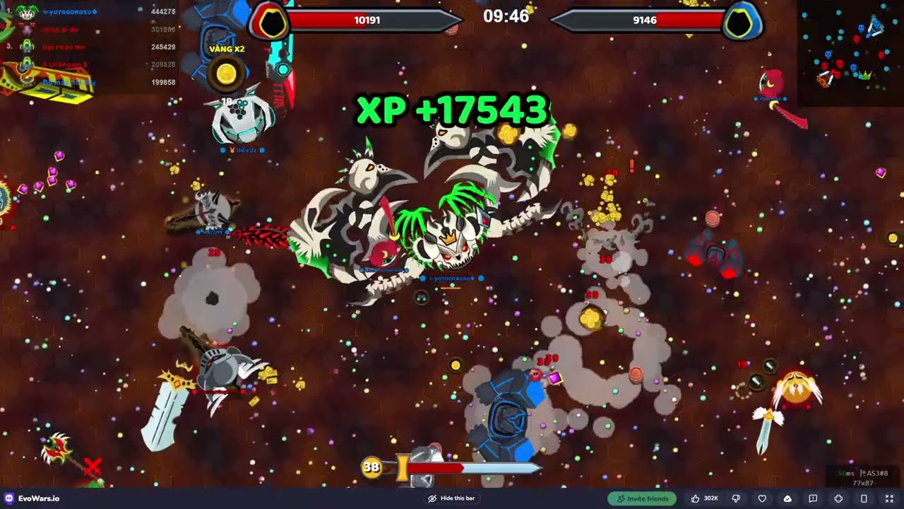 video đầu đời evowars.io.mega 38 ơi.thua vì đối thủ quá mạnh # evowars.io