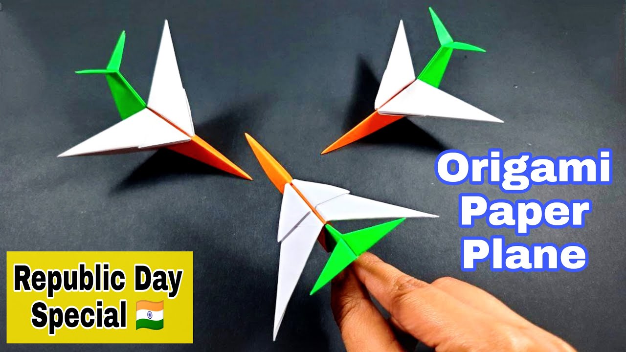 Republic Day Craft Ideas | Origami | Tricolor Paper Craft | Independence Day Craft | Paper Plane